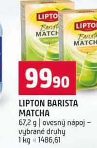 LIPTON BARISTA MATCHA 67,2 g ovesný nápoj vybrané druhy