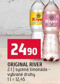 ORIGINAL RIVER 2l sycená limonáda vybrané druhy