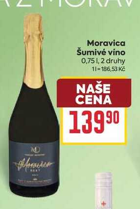 Moravica Šumivé víno 0,75l