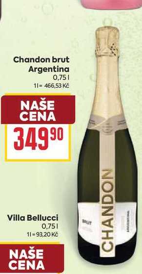 Chandon brut Argentina 0,75l