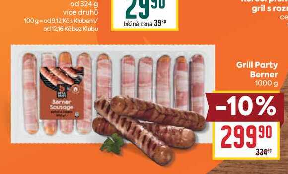 Grill Party Berner 1000 g 