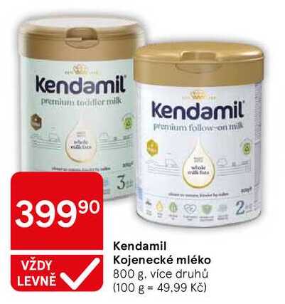 Kendamil Kojenecké mléko, 800 g  