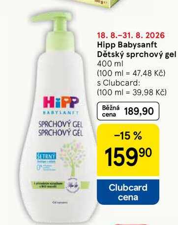 Hipp Babysanft Dětský sprchový gel, 400 ml