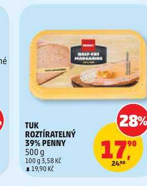 TUK NROZTÍRATELNÝ 39% PENNY 500g