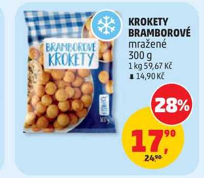 KROKETY BRAMBOROVÉ mražené 300 g