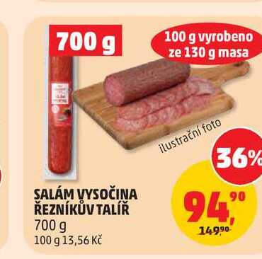 ŞALÁM VYSOČINA ŘEZNÍKŮV TALÍŘ 700 g