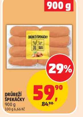DRŮBEŽÍ ŠPEKÁČKY 900g