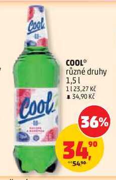 COOL* různé druhy 1,5l