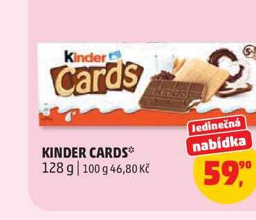 KINDER CARDS 128g