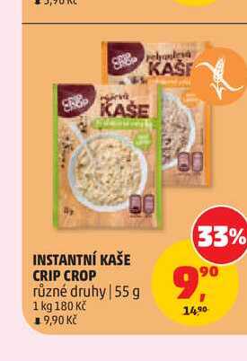 INSTANTNÍ KAŠE CRIP CROP 55g