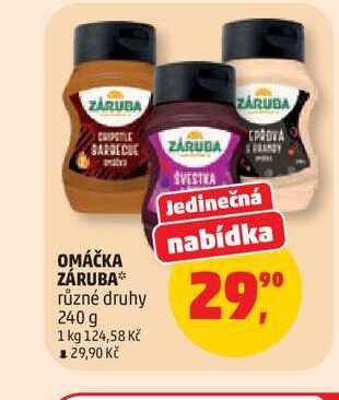 OMÁČKA ZÁRUBA* různé druhy 240 g