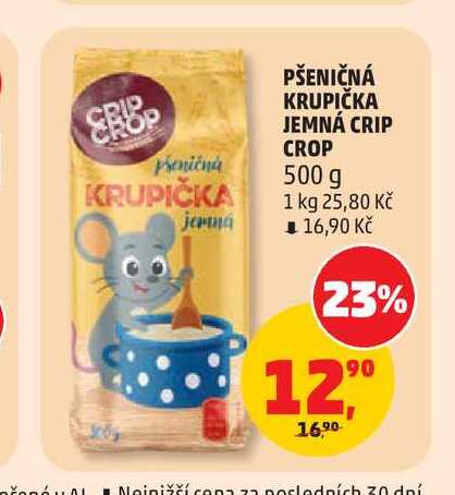 PŠENIČNÁ KRUPIČKA JEMNÁ CRIP CROP 500 g