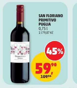 SAN FLORIANO PRIMITIVO PUGLIA 0,75l