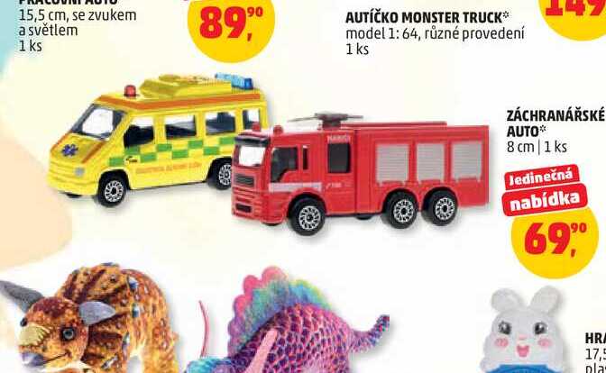 ZÁCHRANÁŘSKÉ AUTO* 8 cm | 1 ks