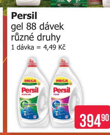 Persil gel 88 dávek různé druhy