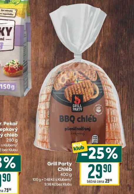 Grill Party Chléb 400 g 