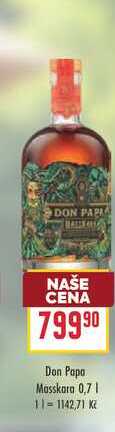 Don Papa Masskara 0,7l