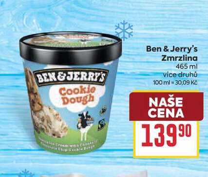 Ben & Jerry's Zmrzlina 465 ml