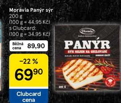 Moravia Panýr sýr, 200 g