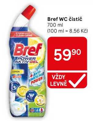 Bref WC čistič, 700 ml