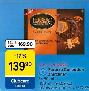 Fererro Collection Zmrzlina, 3x 60 ml