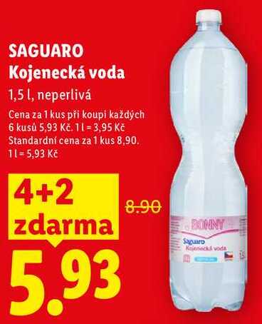 SAGUARO Kojenecká voda 1,5 l, neperlivá