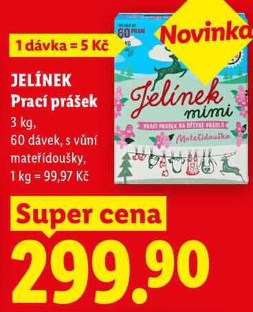 JELÍNEK Prací prášek 3 kg