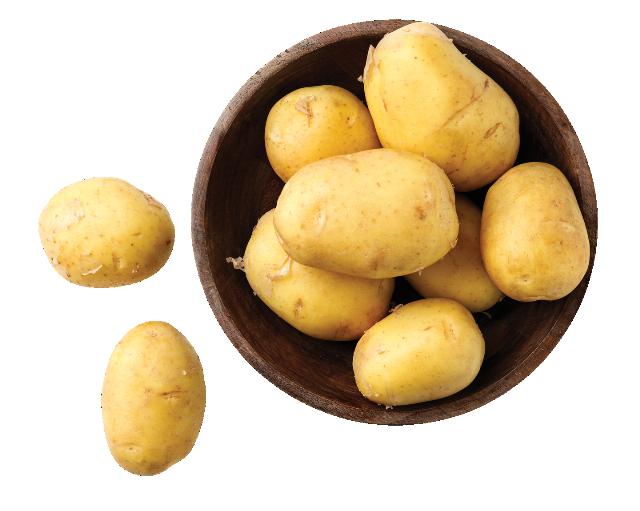 Brambory žluté volné konzumní rané