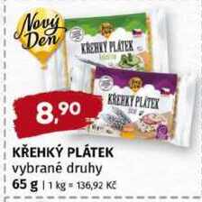 Nový Den KŘEHKÝ PLÁTEK vybrané druhy 65 g 