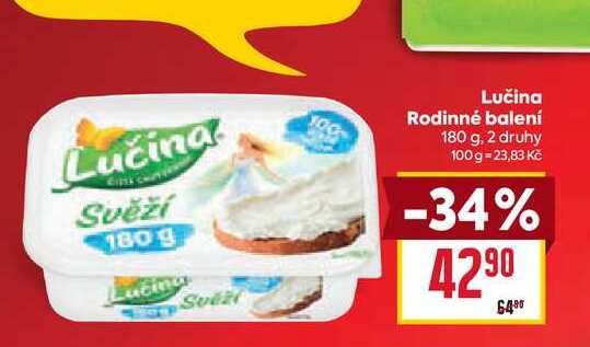 Lučina Rodinné balení 180 g