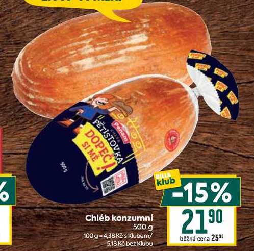Chléb konzumní 500 g