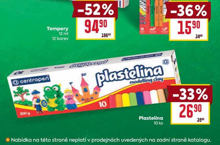 Plastelína 10 ks
