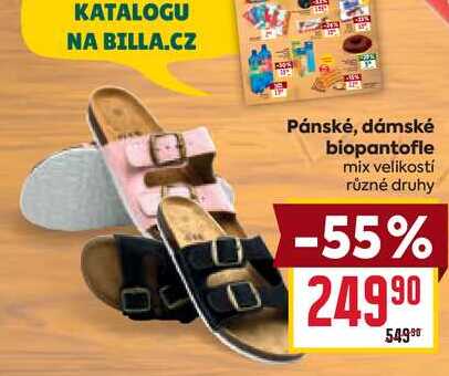 Pánské, dámské biopantofle mix velikostí různé druhy