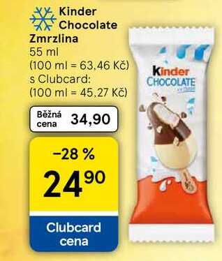 Kinder Chocolate Zmrzlina, 55 ml  