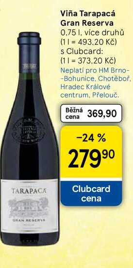 Viña Tarapacá Gran Reserva, 0.75 l