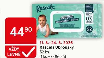 Rascals Ubrousky, 52 ks