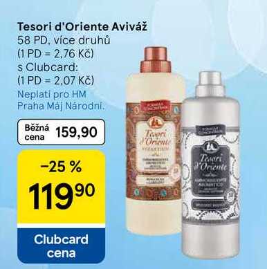 Tesori d'Oriente Aviváž, 58 PD
