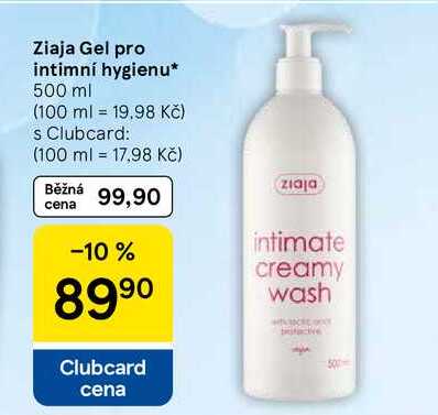Ziaja Gel pro intimní hygienu, 500 ml