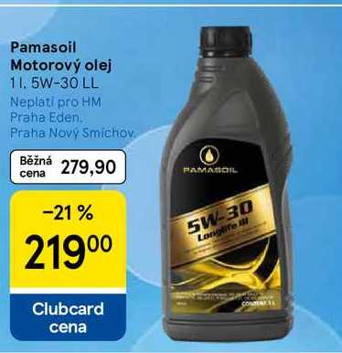 Pamasoil Motorový olej 1 l, 5W-30 LL