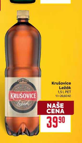 Krušovice Ležák 1,51, PET