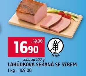 LAHŮDKOVÁ SEKANÁ SE SÝREM 100g