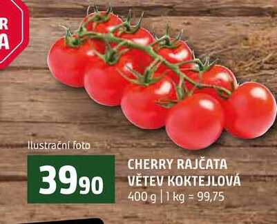CHERRY RAJČATA VĚTEV KOKTEJLOVÁ 400 g