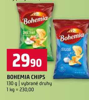 BOHEMIA CHIPS 130 g vybrané druhy