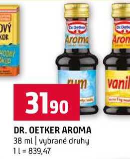 DR. OETKER AROMA 38 ml vybrané druhy