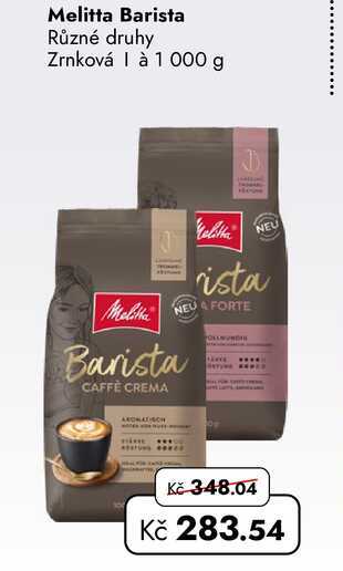 Melitta Barista Různé druhy Zrnková à 1000 g               
