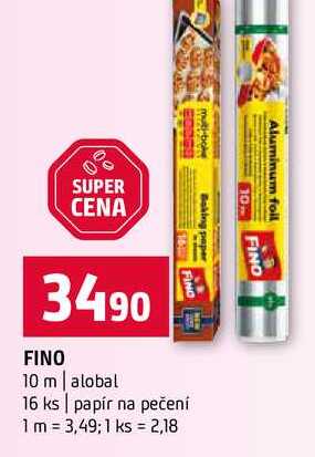 FINO 10 m alobal FING 16 ks papír na pečení