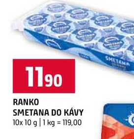 RANKO SMETANA DO KÁVY 10x 10 g
