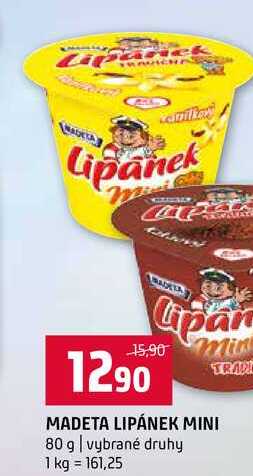 MADETA LIPÁNEK MINI 80 g vybrané druhy 