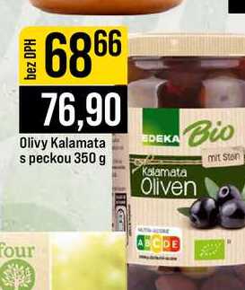 Olivy Kalamata s peckou 350 g 