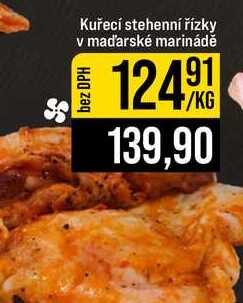 Kuřecí stehenní řízky v maďarské marinádě 1kg